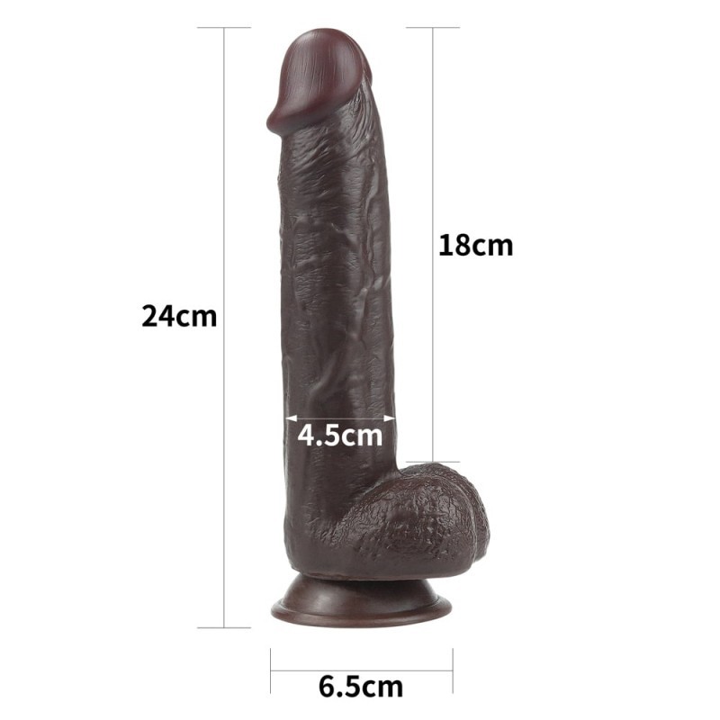 Dildo z przyssawką 24 cm Lovetoy