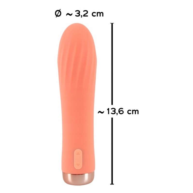 Mini wibrator Peachy 13,6cm