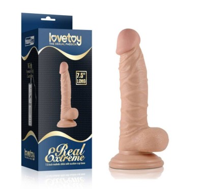 Dildo z przyssawką Real Extreme 19cm Lovetoy