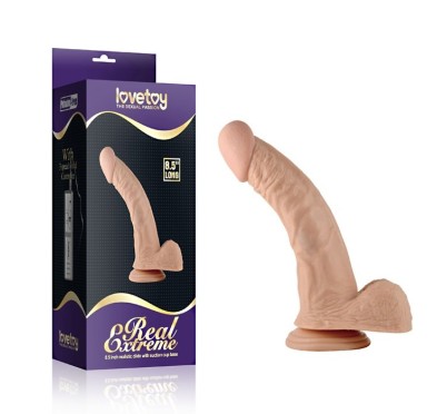 Dildo z przyssawką Real Extreme 22cm Lovetoy