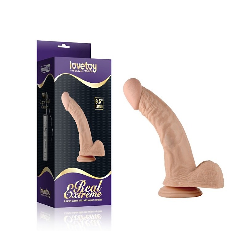 Dildo z przyssawką Real Extreme 22cm Lovetoy