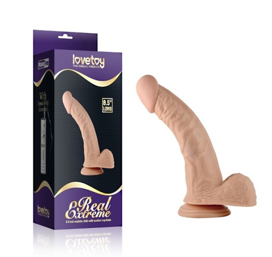 Dildo z przyssawką Real Extreme 22cm Lovetoy