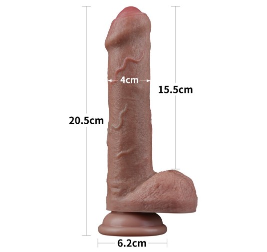 Dildo Dual Layered 20,5cm Lovetoy