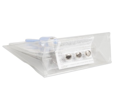 Silikonowy dilator z wibracjami śr. 6mm niebieski