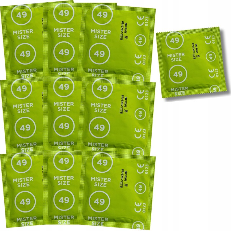 Prezerwatywy 49mm 10 szt. Mister Size