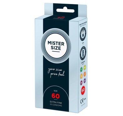Prezerwatywy 60mm 10 szt. Mister Size